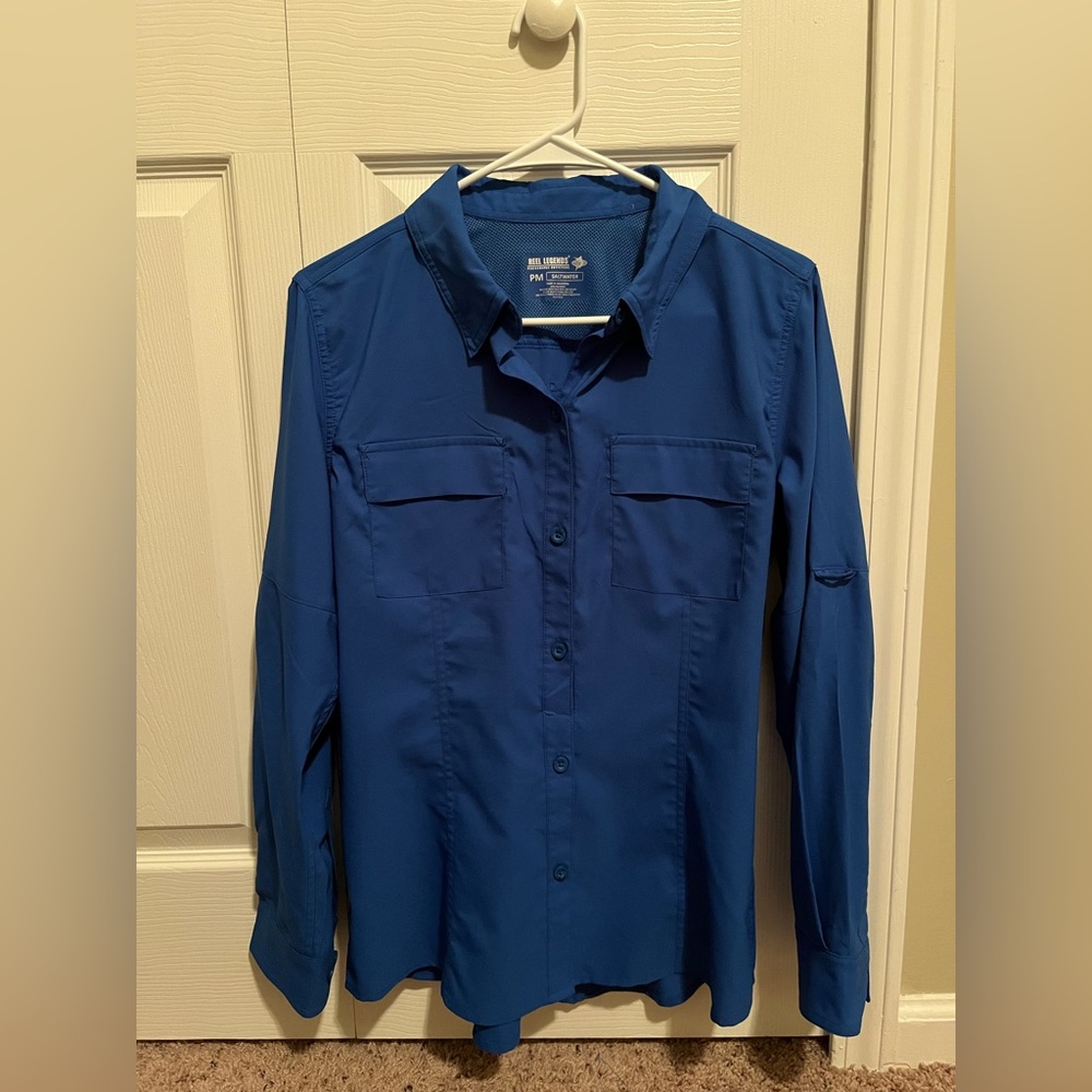 Reel Legends Royal‎ Blue Saltwater Performance Shirt | PM